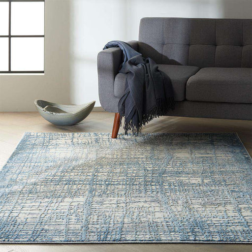 Calvin Klein Home Rugs Rush CK950 Ivory Blue - Woven Rugs