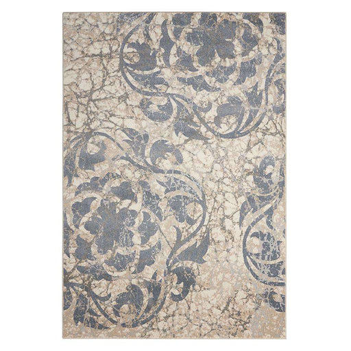 Nourison Rugs Maxell MAE10 Ivory/Blue - Woven Rugs