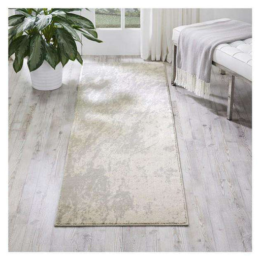 Nourison Rugs 66 x 229cm Maxell MAE12 Ivory Grey 099446378996 - Woven Rugs