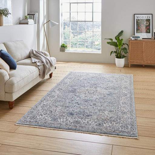 Think Rugs Rugs Vintage Think 35013 Blue - Woven Rugs