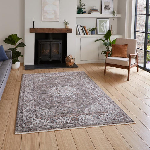 Think Rugs Rugs Vintage Think 35013 Grey - Woven Rugs