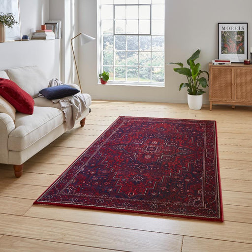 Think Rugs Rugs Dubai 62101 Red - Woven Rugs