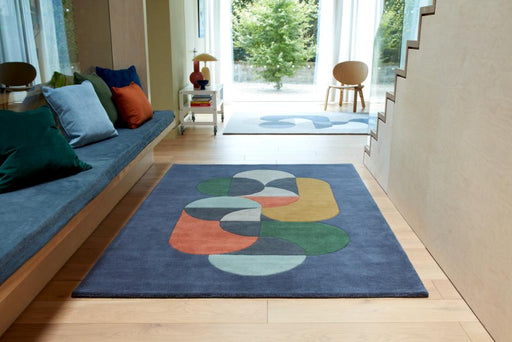 Asiatic Rugs Matrix Asiatic 91 Statement Navy - Woven Rugs