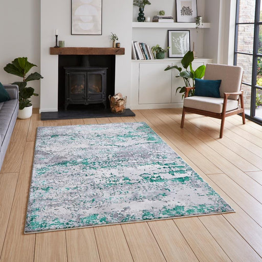 Think Rugs Rugs Artemis B9289A Green - Woven Rugs