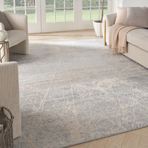 Nourison Rugs Exhale EXL02 Ivory Grey - Woven Rugs