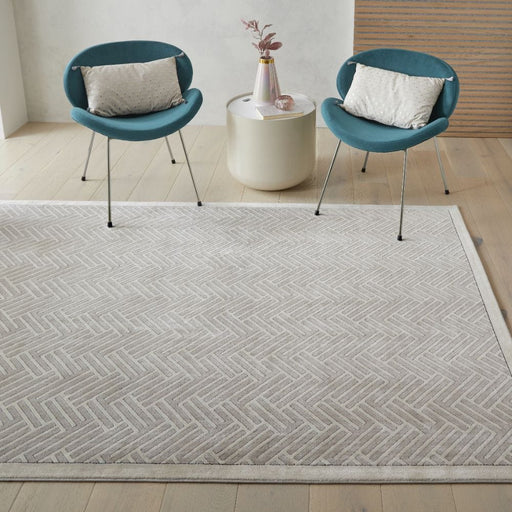 Concept Looms Rugs Lugano LUG03 Grey Ivory - Woven Rugs