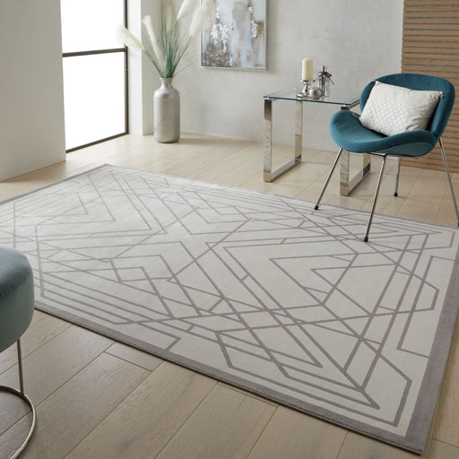 Concept Looms Rugs Lugano LUG07 Ivory Grey - Woven Rugs