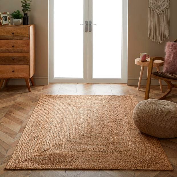 Esselle Rugs Rectangle / 80 x 150cm STOCKPORT NATURAL 5060623077280 - Woven Rugs