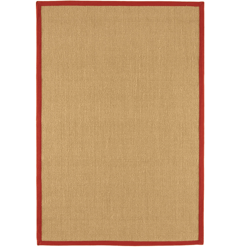 Asiatic Rugs Sisal Linen/Red - Woven Rugs