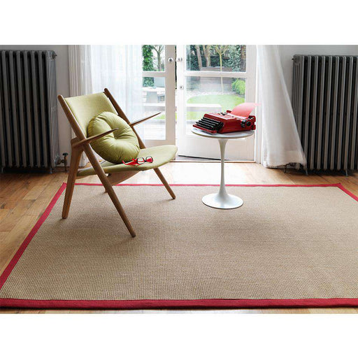 Asiatic Rugs Sisal Linen/Red - Woven Rugs