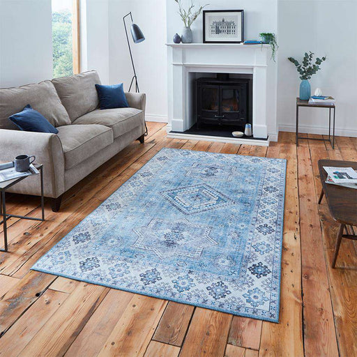 Think Rugs Rugs Topaz G4705 Light Blue Rug - Woven Rugs