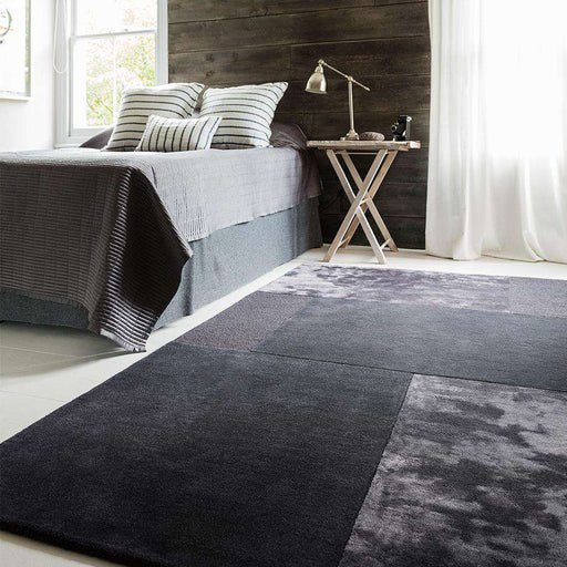 Asiatic Rugs Tate Charcoal - Woven Rugs
